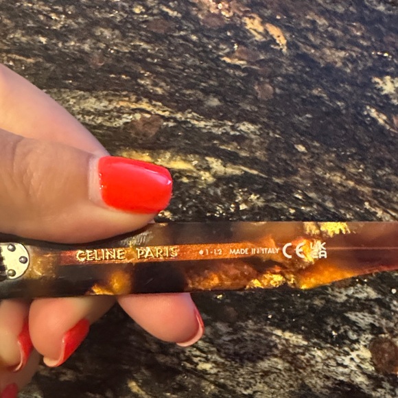 Celine Brown Tortoise Sunglasses - Picture 3 of 5